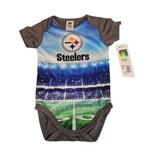 NWT Pittsburgh Steelers Infant Bodysuit 6–9M NFL Team Apparel *New*